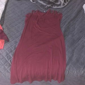 Maroon dress